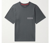 + And Wander T-Shirt aus Baumwoll-Jersey mit Logoprint