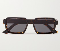 1385 Sonnenbrille mit rechteckigem Rahmen aus Azetat