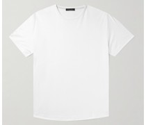 Schmal geschnittenes T-Shirt aus Baumwoll-Jersey