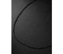 Lucky Secret Kette aus geschwärztem Gold und Seide
