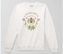 Joyaux D’Afrique Sweatshirt aus Biobaumwoll-Jersey mit Logoprint