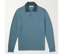Pullover aus einer Kaschmirmischung mit Polokragen