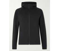 City Sweat Kapuzenjacke aus Stretch-Jersey