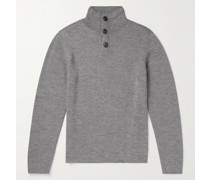 Wool Half-Placket Sweater