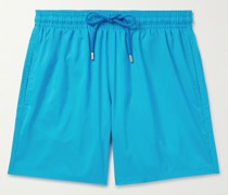 Mahina Straight-Leg Mid-Length Recycled Swim Shorts