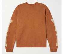 Pullover aus Wolle mit Intarsienmuster