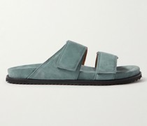 David Sandalen aus regeneriertem evolo®-Veloursleder