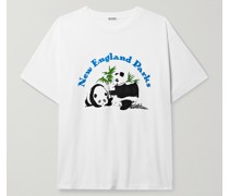 Zoo T-Shirt aus Baumwoll-Jersey mit Flockdruck