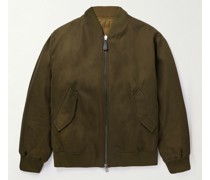 Thule Bomberjacke aus Gabardine aus einer Schurwollmischung