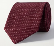 Krawatte aus Metallic-Jacquard aus einer Seidenmischung, 8 cm