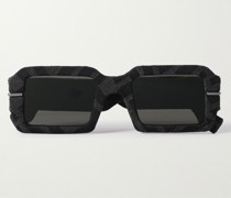 Fendigraphy Sonnenbrille mit D-Rahmen aus Azetat