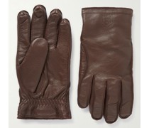Håkon Fleece-Lined Full-Grain Leather Gloves