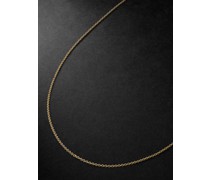 18-Karat White Gold Chain Necklace