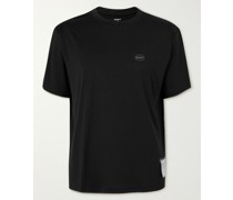 T-Shirt aus recyceltem AuraLite™-Jersey mit Applikation und Logoprint