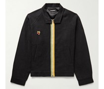 Dave Jacke aus Leinen mit Stickerei