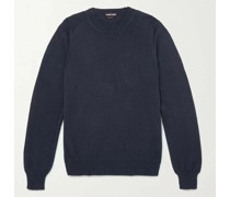Pullover aus einer Baumwoll-Seidenmischung
