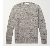Pullover aus einer Mischung aus Wolle, Alpakawolle und Seide