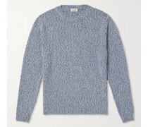 Pullover aus melierter Baumwolle