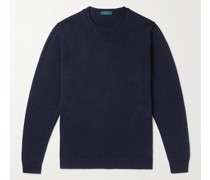 Pullover aus einer Leinen-Baumwollmischung
