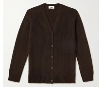 Kurt Oversized-Cardigan aus Rippstrick