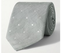 Krawatte aus Seiden-Jacquard, 9 cm