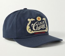 Baseballkappe aus Baumwoll-Twill mit Stickerei