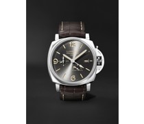 Luminor Due GMT Power Reserve Automatic 45mm Stainless Steel and Alligator Watch, Ref. No. PAM00944