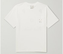 + Paul Smith T-Shirt aus Baumwoll-Jersey mit Logostickerei und Print