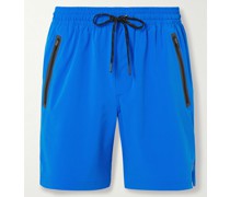 Outbound gerade geschnittene Shorts aus recyceltem Stretch-Shell mit Kordelzugbund