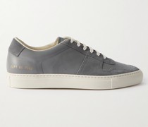 Bball Sneakers aus Leder mit Velourslederbesätzen