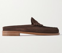 Weejuns Heritage Pennyloafers aus Veloursleder mit offener Fersenpartie