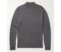 Funnel-Neck New Wool Sweater