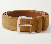 Gürtel aus Veloursleder, 3,5 cm