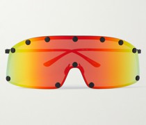 Shielding Sonnenbrille mit D-Rahmen aus Edelstahl mit Nieten