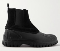 Balbi Suede and Rubber Chelsea Boots