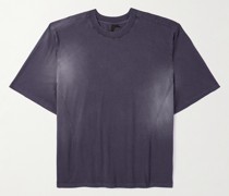 Enzymgewaschenes T-Shirt aus Biobaumwoll-Jersey
