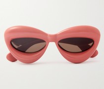 Inflated Sonnenbrille mit rundem Rahmen aus Azetat