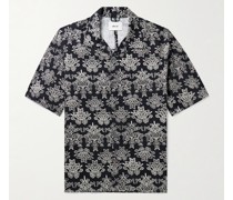 Ole 5210 Hemd aus bedrucktem Twill aus einer Mischung aus Biobaumwolle und Tencel™ Lyocell mit Reverskragen