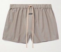 Eternal weit geschnittene Shorts aus Twill mit Kordelzugbund