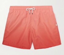 Maui 50 gerade geschnittene mittellange Badeshorts mit Print