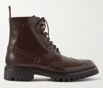 Fred Stiefel aus Leder mit Lochverzierungen