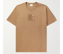 T-Shirt aus Baumwoll-Jersey mit Logo