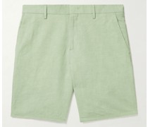 Slim-Fit Cotton and Linen-Blend Shorts