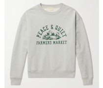 Farmers Market Sweatshirt aus Baumwoll-Jersey mit Logoprint
