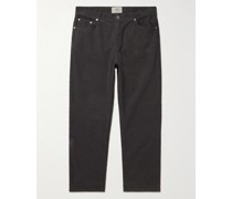 Gerade geschnittene Hose aus Baumwollcord