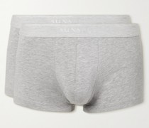 Set aus zwei Retropants aus Stretch-Baumwolle