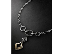Mamuli Silver and Gold Pendant Necklace