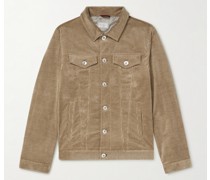 Cotton-Blend Corduroy Trucker Jacket