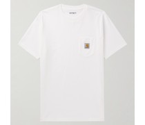 T-Shirt aus Baumwoll-Jersey mit Logoapplikation