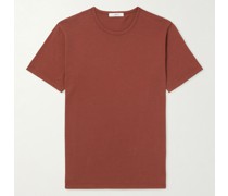 T-Shirt aus Biobaumwoll-Jersey in Stückfärbung